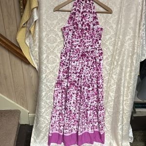 Beautiful Floral Maxi Long Dress Size 6
